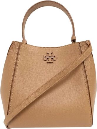 Tory Burch Tassen, Dames, Geel, ONE Size, Leer, Leren Tas met Handvat