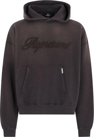 Represent Hoodie met Borduurwerk - Heren - Hoodies - Grijs - L - Katoen - Hoodies & sweatvesten