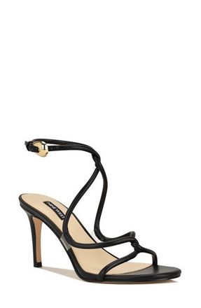 Nine West Emerila Ankle Strap Sandal in Black at Nordstrom, Size 9.5
