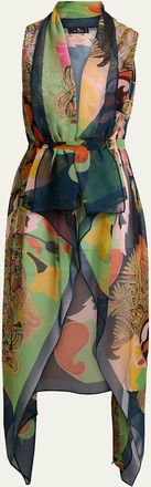 Etro Silk Foulard Vest