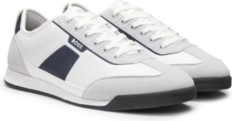 BOSS Low-top trainers with structured trims
