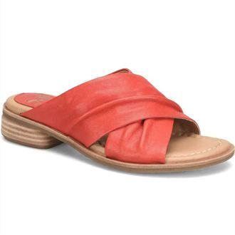 S&ouml;fft Womens Fallon Sandals In Coral