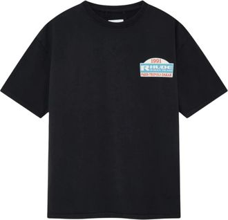 Rhude Tripoli Rally Team Tee - Heren - T-shirts - Zwart - S - Katoen - Tops
