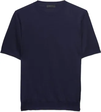 Prada Short-sleeved Silk Sweater
