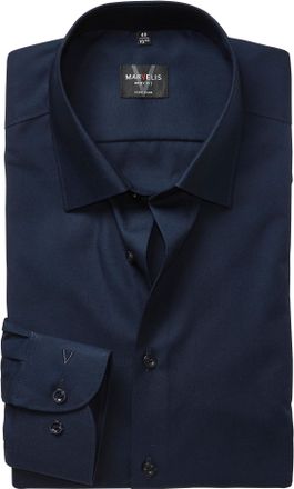 Marvelis Langarmhemd MARVELIS, Herren, Gr. 36, N-Gr, apricot, Web, Obermaterial: 100% Baumwolle, k&ouml;rpernah, 2-Knopf-Manschette, Hemden Langarmhemd, Kentkragen,