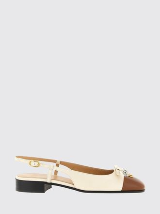 Valentino Garavani Ballerine slingback Valet Du Roi in pelle bicolore con VLogo
