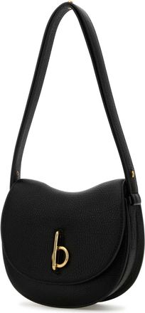 Burberry Womens Rocking Shoulder Bag Black Calf