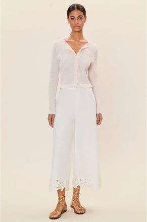 Rebecca Taylor Rachelle Pant in Ivory at Nordstrom, Size X-Small