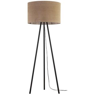 Luminosa Light Designs TK Jute Lámpara de pie trípode marrón 1xE27