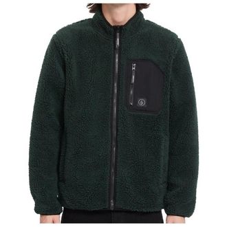 Volcom Muzzer Fuzzar Zip Fleecejacke f&uuml;r Herren | schwarz