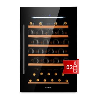 Klarstein Klarstein Vinsider 52 Built-in Uno Vinoteca Empotrable 52 Botellas 137 L Acero Inoxidable