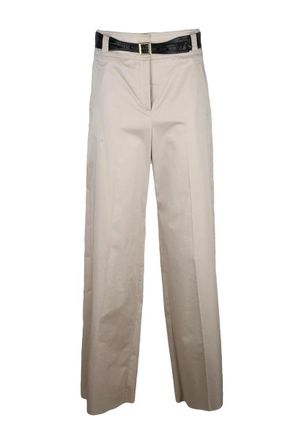 Marella Soraia Wide-Leg Pants - Beige