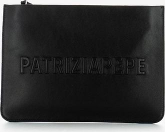 Patrizia Pepe Pochette a busta (IM)PERFECTION black