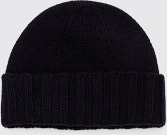 Drumohr Beanie in 100% cashmere con risvolto dal design essenziale