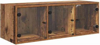 vidaXL Wall Cabinet Old Wood 102 x 37 x 35 cm Engineered Wood vidaXL