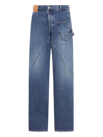 J.W.Anderson Jeans con dettaglio cuciture - Blu