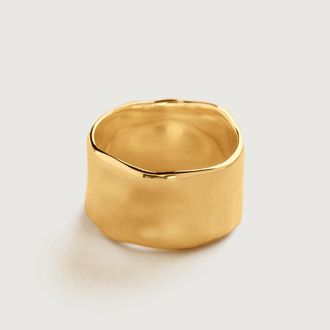 Monica Vinader Gold Siren Muse Bold Ring
