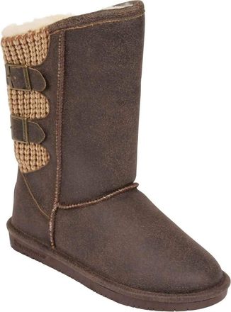 Bearpaw Womens Boshie Boot In Chestnut Distressed