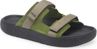 Veja Arpoador Slide Sandal in Military Khaki Black at Nordstrom, Size 40