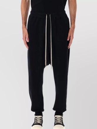 Rick Owens cotton drop-crotch trousers