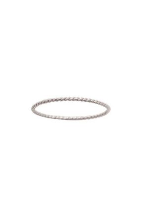 Made by Mary Twisted Stacking Ring in Silver at Nordstrom, Size 7