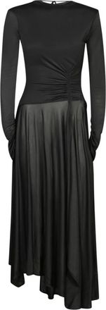 Acne Studios Jurk met lange mouwen - Dames - Maxi kleedjes - Zwart - S - Kleedjes