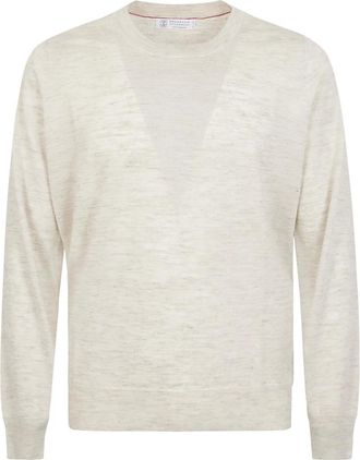 Brunello Cucinelli Hombre, Sudaderas, Beige, Talla: L
