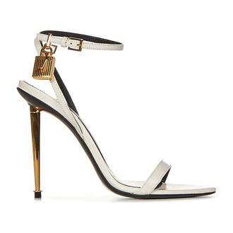 Tom Ford Dames, Schoenen, Wit, Maat: 38 1/2 EU Leer