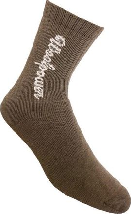 Woolpower Sport Socks 400 Logo Wandersocken - Unisex | braun