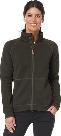 Fjällräven Ovik Fleece Zip Sweater Womens Clothing Deep Forest : LG, Fleece/Polyester