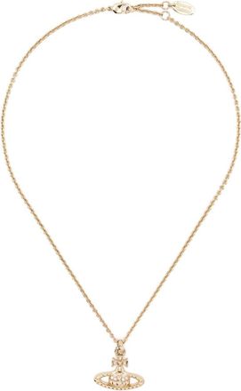 Vivienne Westwood Mayfair Bas Relief pendant necklace - women - Crystal/Brass - OS - Gold