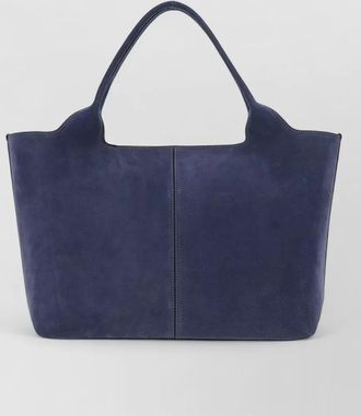 Tod's suede leather tote bag rectangular shape
