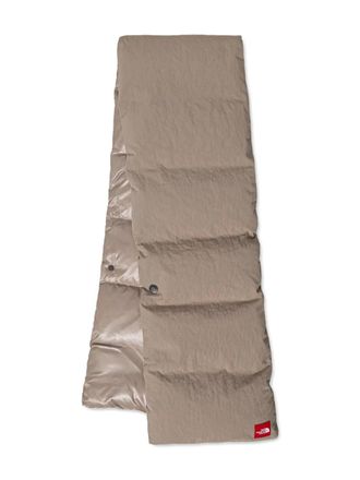 The North Face button-detail puffer scarf - unisex - Nylon/Cotton - One Size - Neutrals