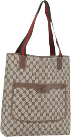 Gucci Pre-owned Plastic totes - Dames - Vintage Shopper - Beige - ONE Size - Vintage