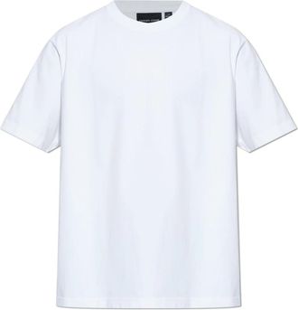 Canada Goose T-shirt met Logo Patch - Heren - T-shirts - Wit - M - Katoen - Tops