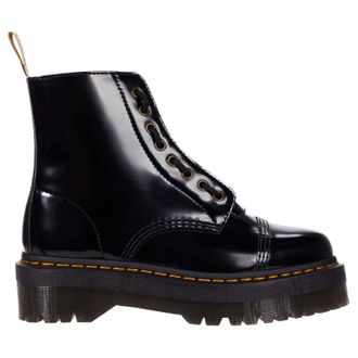 Dr. Martens Vegan Sinclair Oxford Leather Womens Ankle Boots - Black - Size:UK 6.5