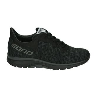 Mephisto Schoenen, Heren, Zwart, 41 EU, Leer, Casual zwarte sneakers met uitneembaar voetbed