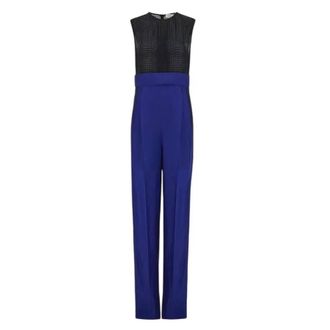 Ferragamo Shantung Sleeveless Jumpsuit, Brand Size 46 ( US Size 12 )
