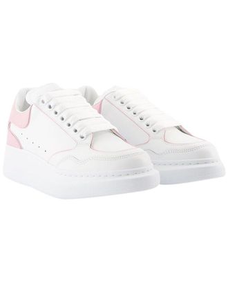 Alexander McQueen Alexander Mcqueen Womens Calfskin Leather Oversized Hybrid Sneaker (Authentic Pre-Loved)