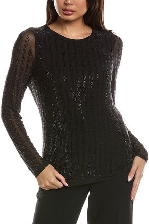 Elie Tahari The Adeline Rhinestone Top
