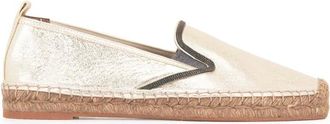 Brunello Cucinelli Leather Espadrilles - female - Brunello Cucinelli - Espadrilles - Yellow - 4 UK - Shoes