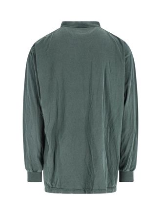 Balenciaga Mens T-Shirts And Polos Green Cotton