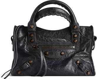Balenciaga Black Le City Arena Satchel