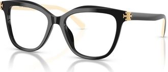 Tory Burch 54mm Cat Eye optical glasses in Black at Nordstrom