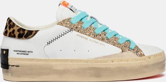 Crime London DISTRESSED PLATFORM TROPICAL GOLD