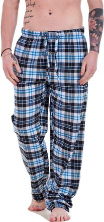 JD Williams Mens Flannel Pyjama Bottoms Brushed Cotton Check Lounge Pants Nightwear M-5XL