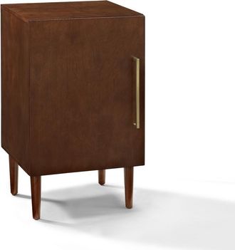 Crosley Furniture Everett Record Player Stand Mahogany
