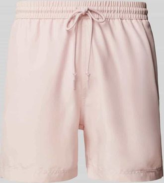 Carhartt Work in Progress Badehose mit Label-Stitching in Rosa, Gr&ouml;&szlig;e XS