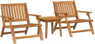 vidaXL Vidaxl - Outdoor Dining Set 3 pcs Brown Solid Acacia wood