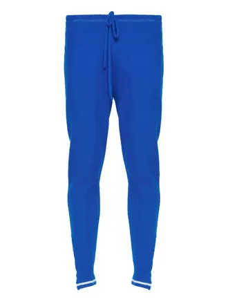 Maison Margiela wool track pants - Blue